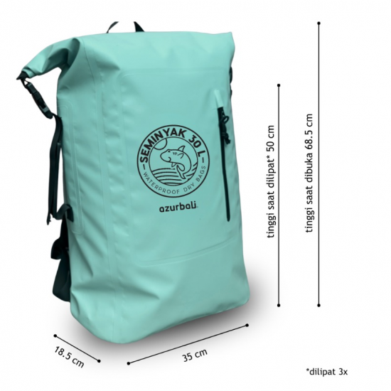 Bag Azur Waterproof Backpack 30L